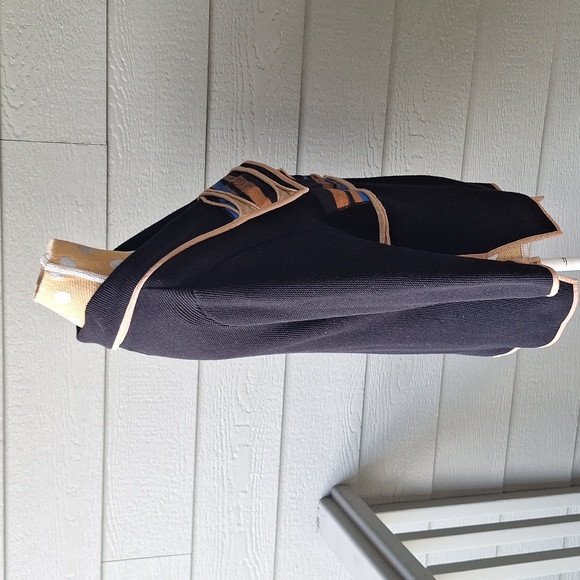 Tivoli Boho 3D Knit Waffle Cardigan With Pottery Button Clasp Size Large Artsy - Picture 5 of 11